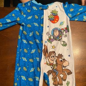 Disney long sleeve Toy Story Footie Pajamas